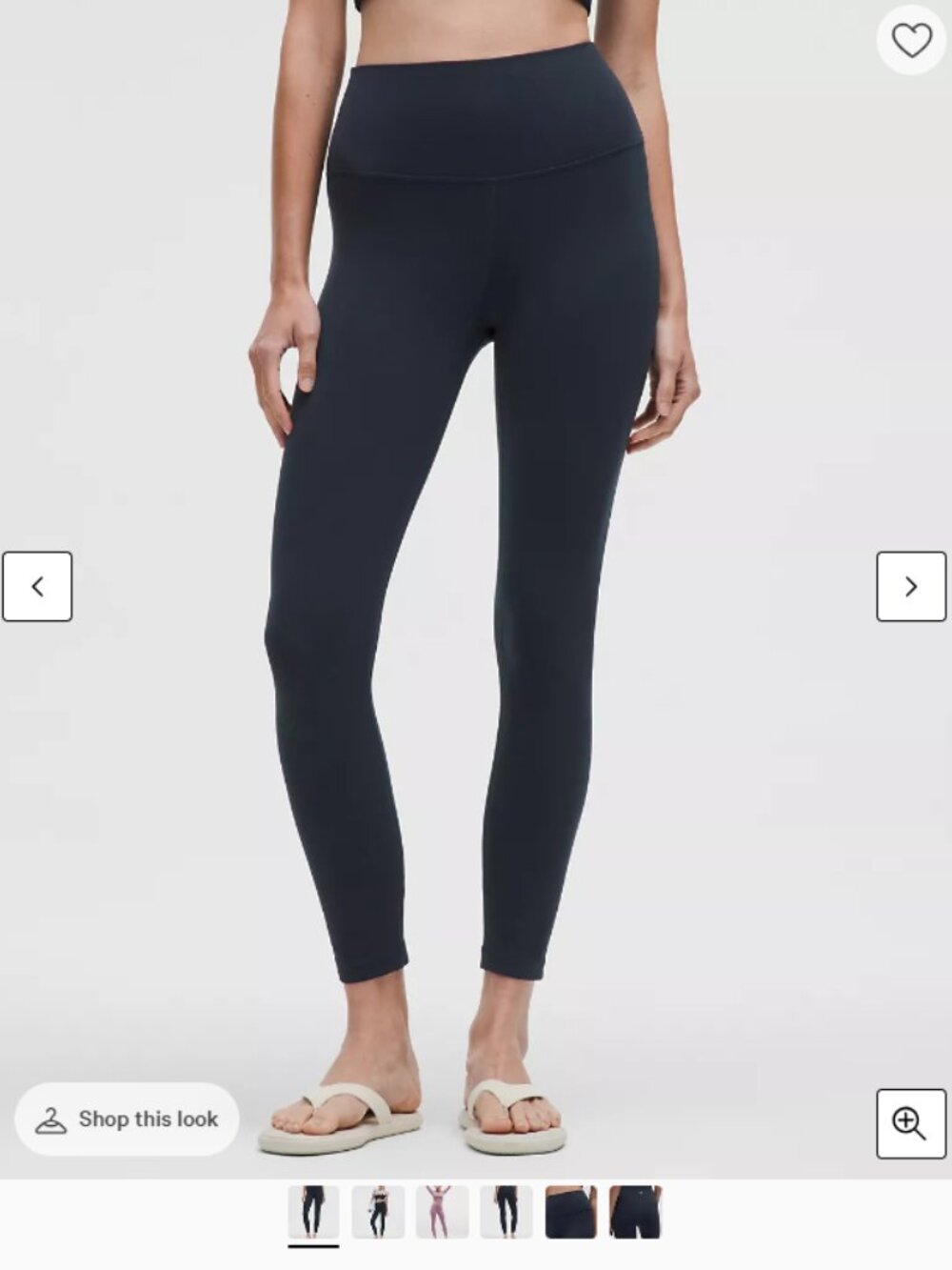 Lululemon Align High-Rise Leggings 25” Navy Blue Size 10
